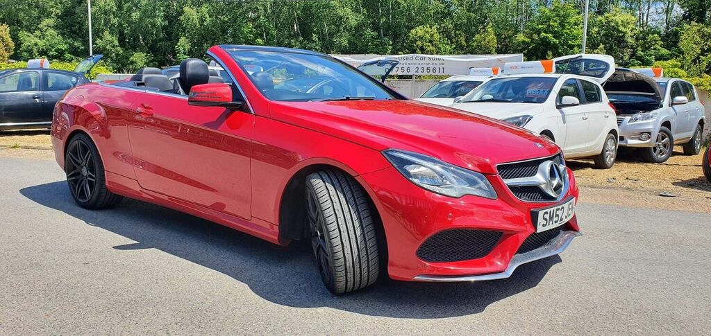 Mercedes-Benz E Class Convertible E220 Cdi Amg Sport 201363 SM52JEM Red #2