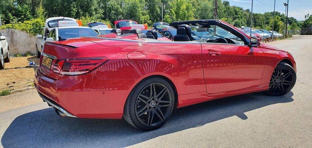Mercedes-Benz E Class Convertible E220 Cdi Amg Sport 201363 SM52JEM Red #3