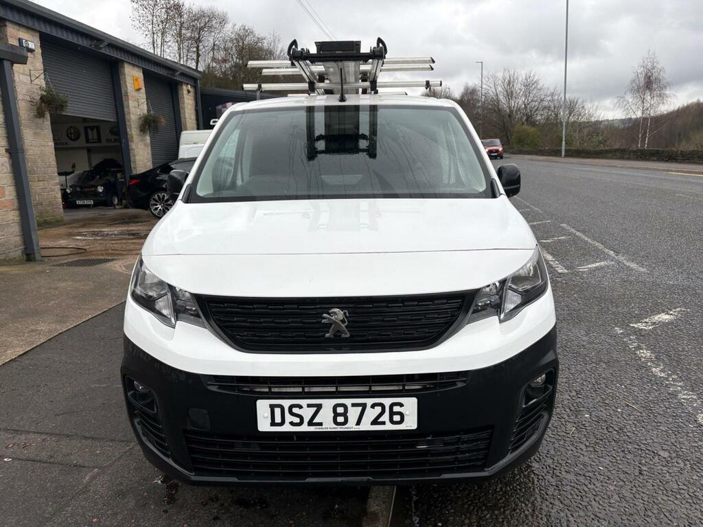 Peugeot Partner Panel Van 1.5 Bluehdi 950 Professional Long Panel DSZ8726 White #6