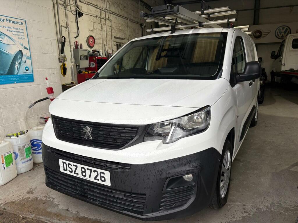 Peugeot Partner Panel Van 1.5 Bluehdi 950 Professional Long Panel DSZ8726 White #4