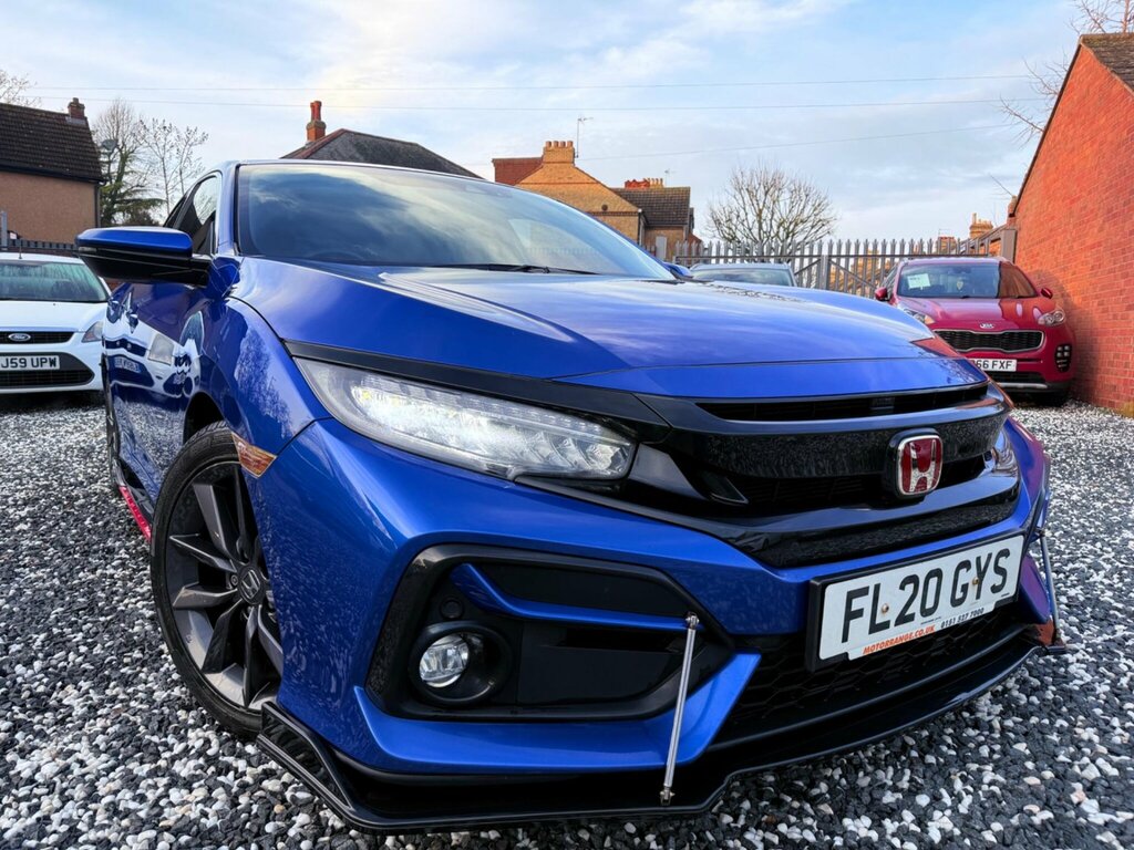 Honda Civic 1.0 Vtec Turbo Sr Cvt Euro 6 Ss FL20GYS Blue #2