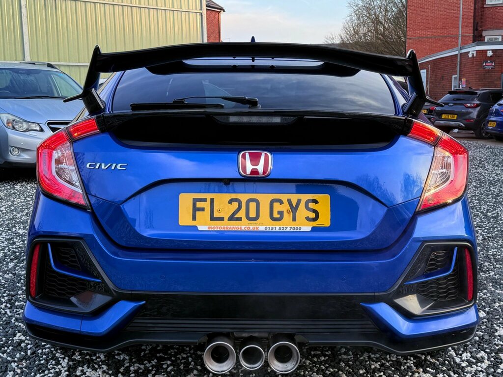 Honda Civic 1.0 Vtec Turbo Sr Cvt Euro 6 Ss FL20GYS Blue #5