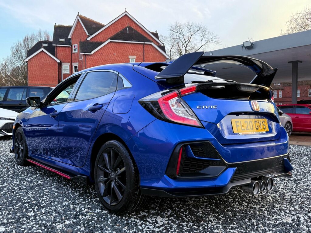 Honda Civic 1.0 Vtec Turbo Sr Cvt Euro 6 Ss FL20GYS Blue #6