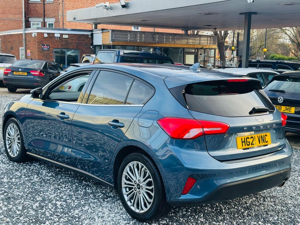 Ford Focus 1.0T Ecoboost Titanium X Euro 6 Ss HG21VNC Blue #4