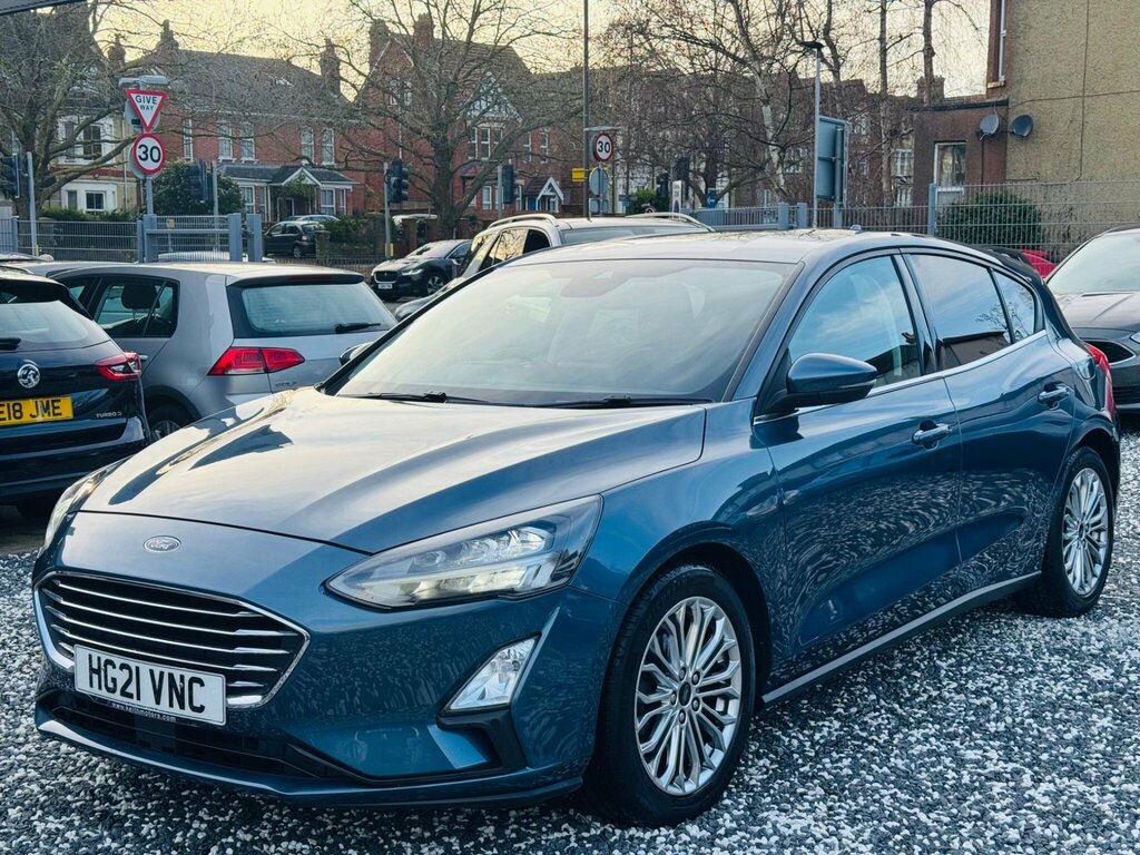 Ford Focus 1.0T Ecoboost Titanium X Euro 6 Ss HG21VNC Blue #3