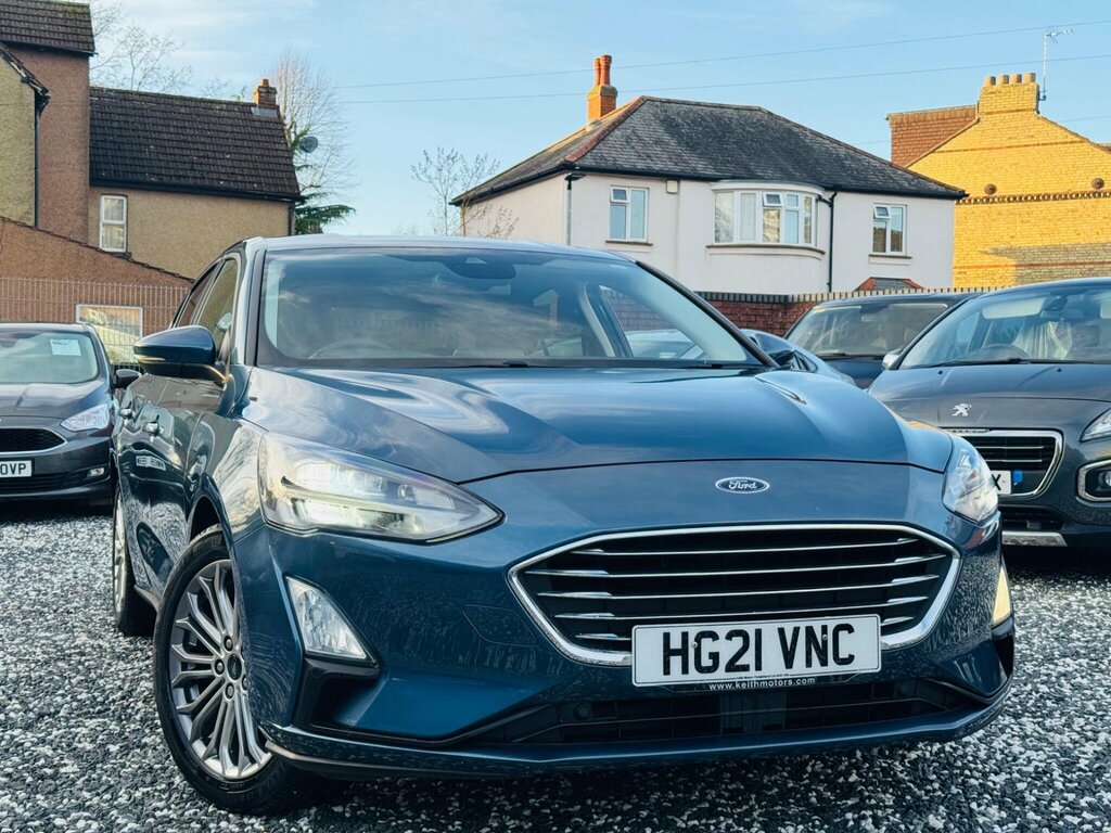 Ford Focus 1.0T Ecoboost Titanium X Euro 6 Ss HG21VNC Blue #5