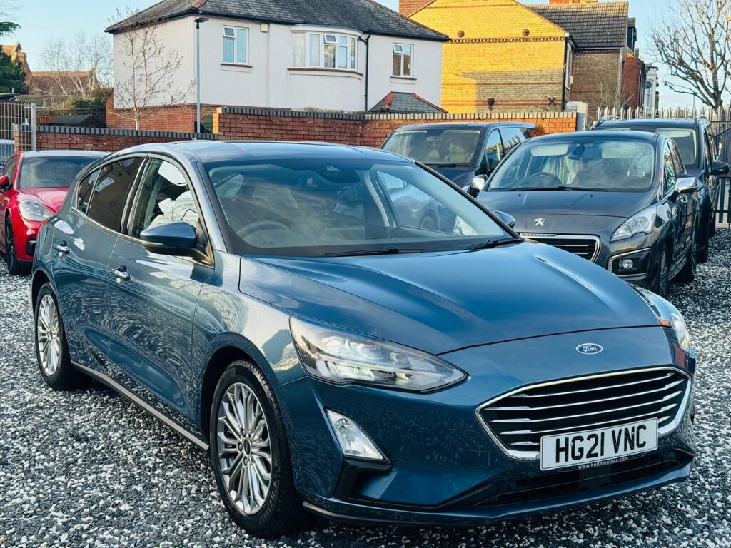 Ford Focus 1.0T Ecoboost Titanium X Euro 6 Ss HG21VNC Blue #6