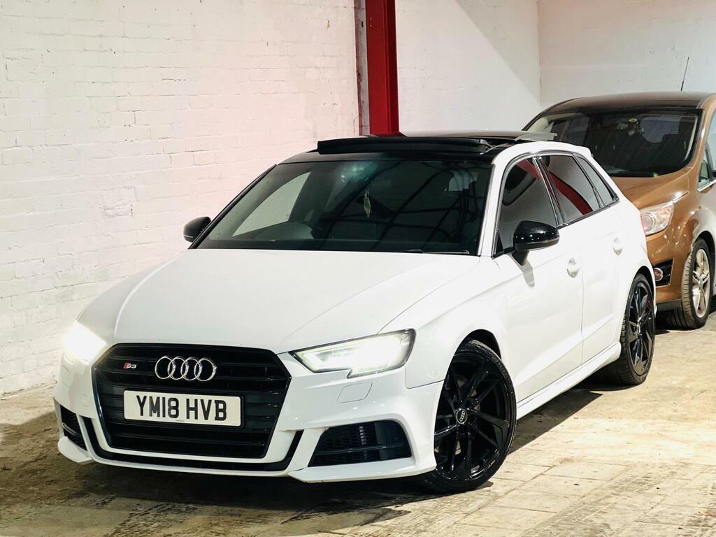 Audi S3 2.0 Tfsi Black Edition Sportback S Tronic Quattro White