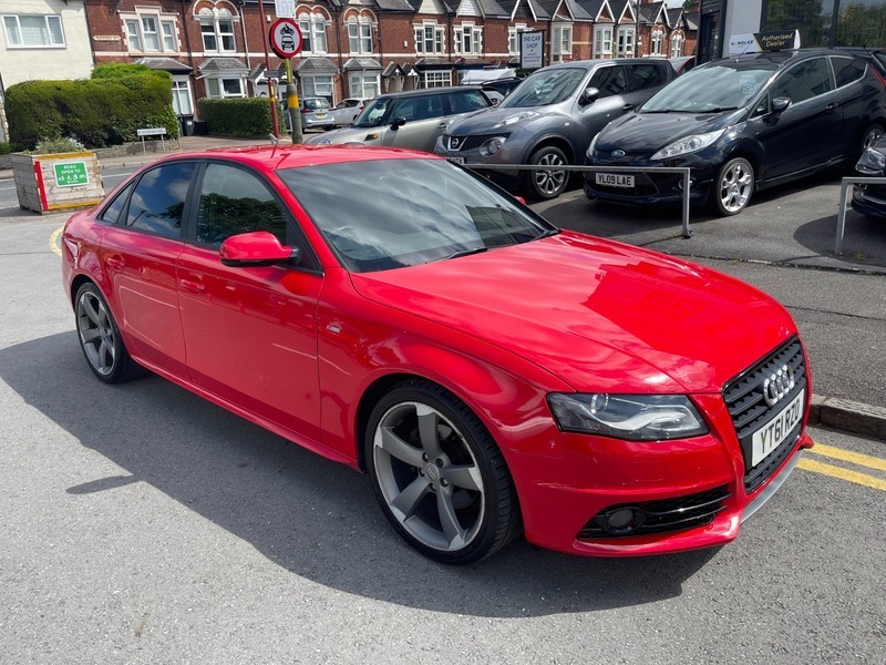 Audi A4 Tdi S Line Black YT61RZO Red #4