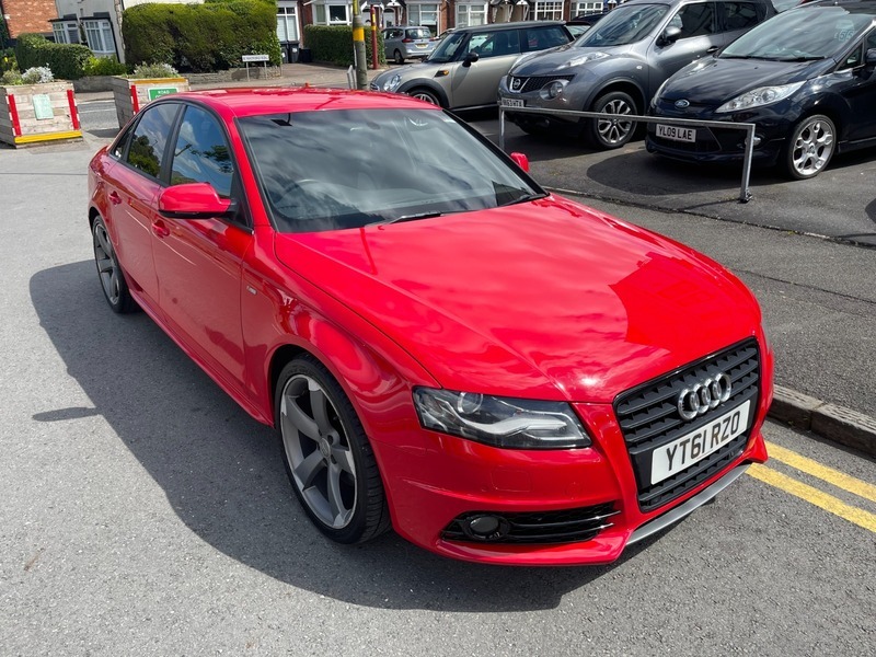 Audi A4 Tdi S Line Black YT61RZO Red #6