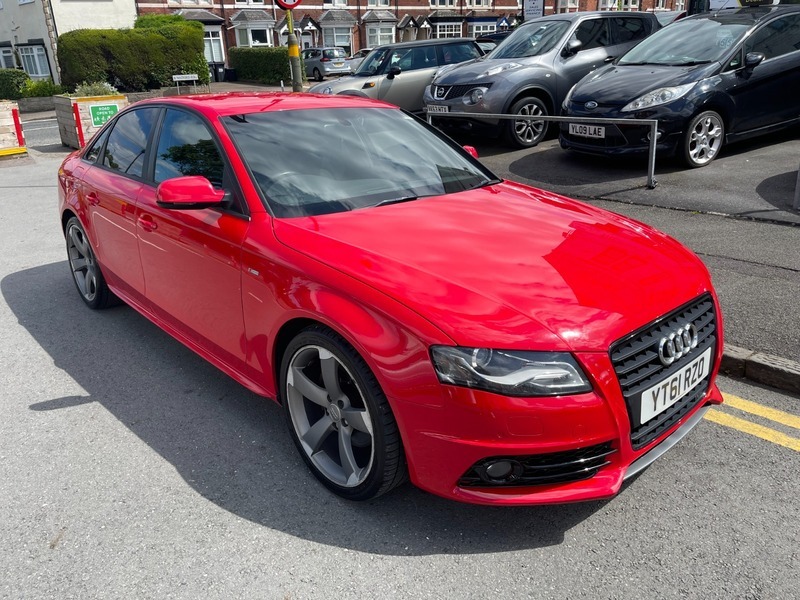 Audi A4 Tdi S Line Black YT61RZO Red #5