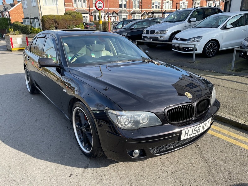 BMW 7 Series 750I Sport Red #2