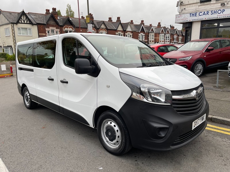 Vauxhall Vivaro L2h1 2900 Combi Cdti DY17YWK White #6