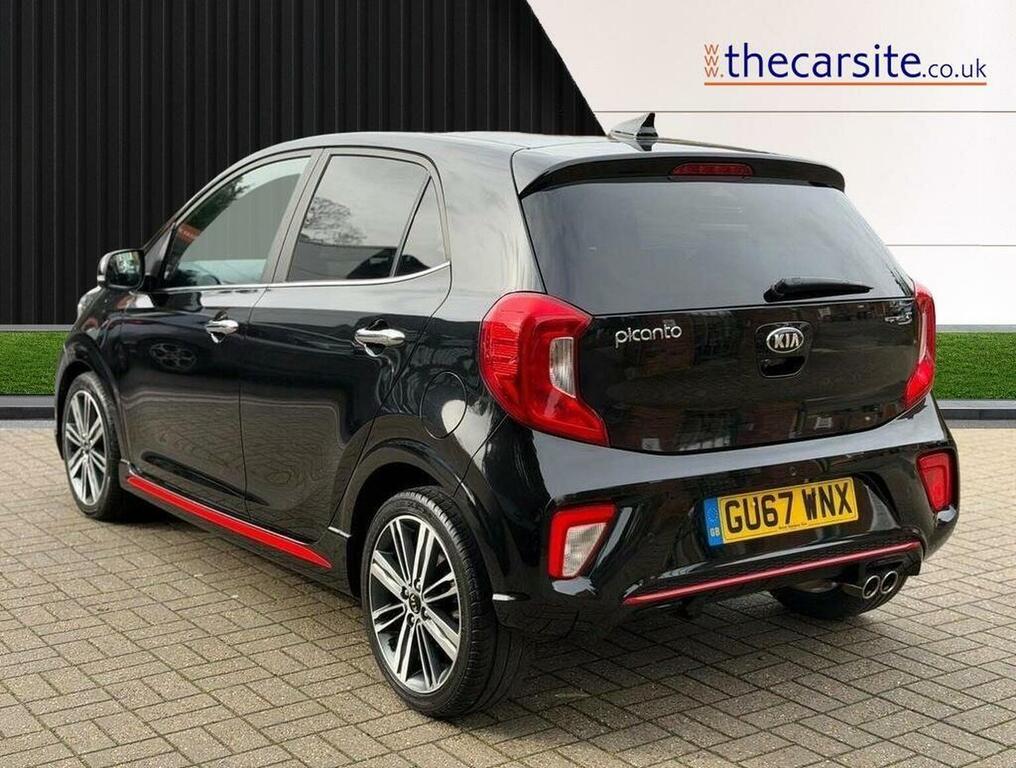 Kia Picanto Hatchback 1.25 Gt-line S Euro 6 201767 GU67WNX Black #2