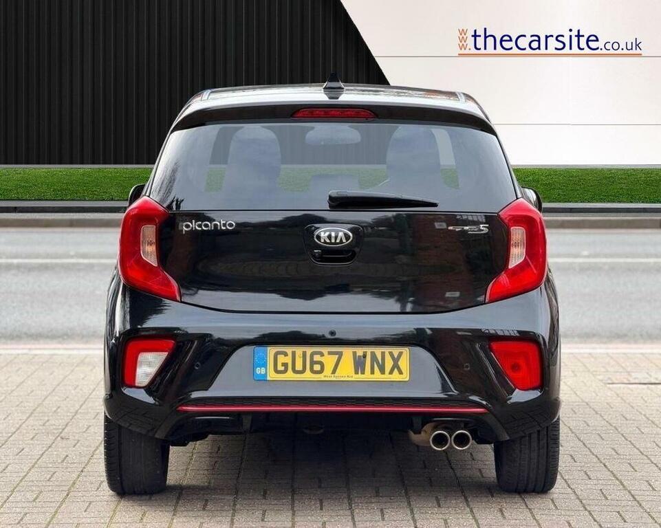 Kia Picanto Hatchback 1.25 Gt-line S Euro 6 201767 GU67WNX Black #4