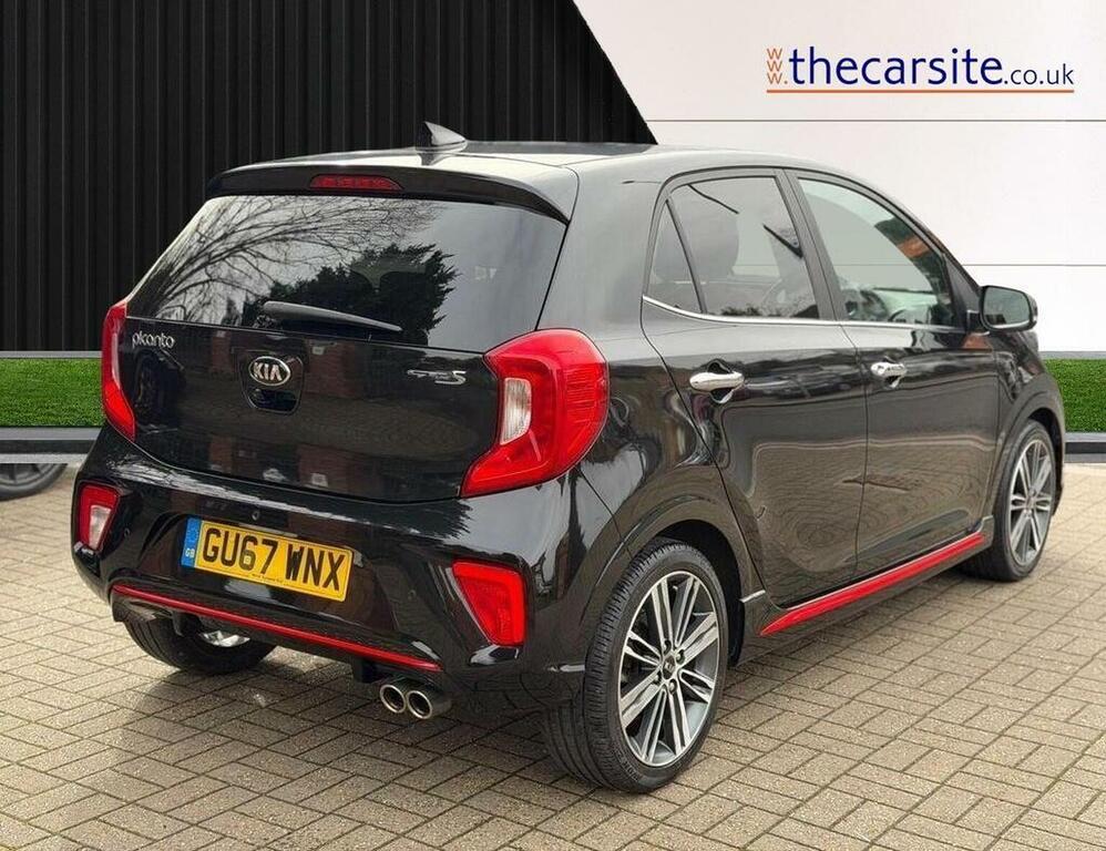 Kia Picanto Hatchback 1.25 Gt-line S Euro 6 201767 GU67WNX Black #6