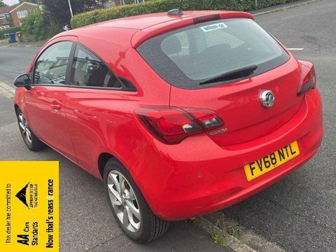 Vauxhall Corsa 1.4I Energy FV68NTL Red #3
