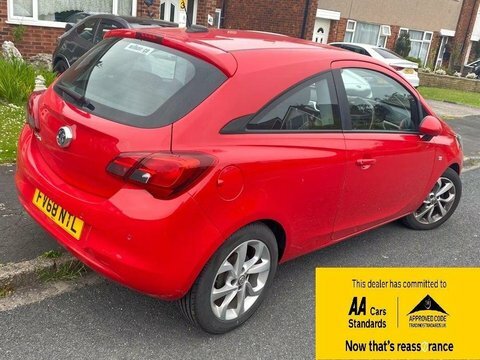 Vauxhall Corsa 1.4I Energy FV68NTL Red #4