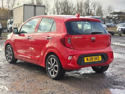 Kia Picanto 1.25 3 Hatchback MJ18UKD Red #4