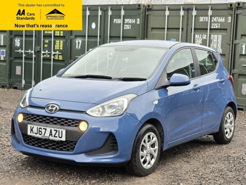 Hyundai I10 1.2 Se Hatchback KJ67AZU Blue #3