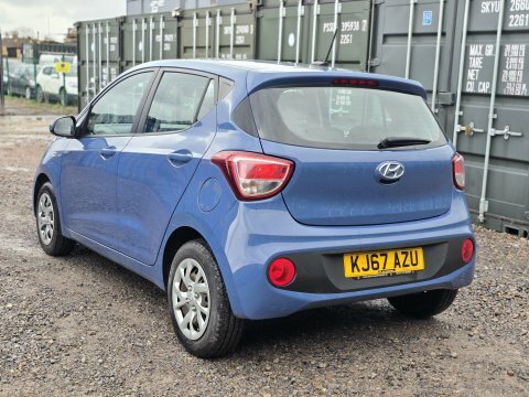 Hyundai I10 1.2 Se Hatchback KJ67AZU Blue #4