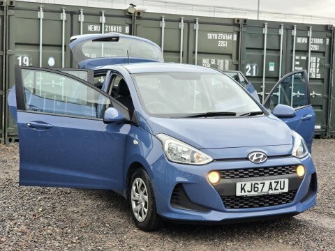 Hyundai I10 1.2 Se Hatchback KJ67AZU Blue #6