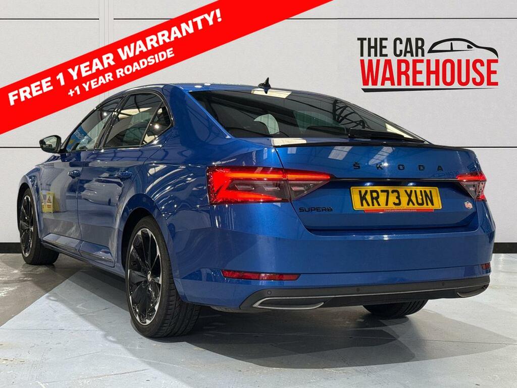 Skoda Superb 2.0 Tsi 190 Sport Line Plus Dsg KR73XUN Blue #2