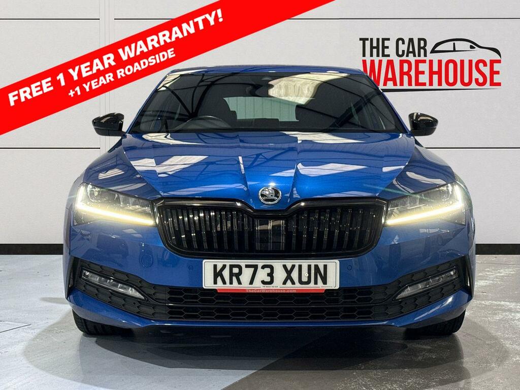 Skoda Superb 2.0 Tsi 190 Sport Line Plus Dsg KR73XUN Blue #5