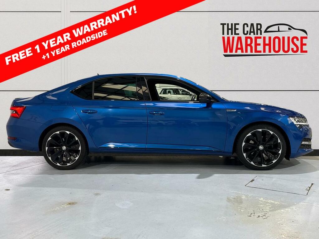 Skoda Superb 2.0 Tsi 190 Sport Line Plus Dsg KR73XUN Blue #6