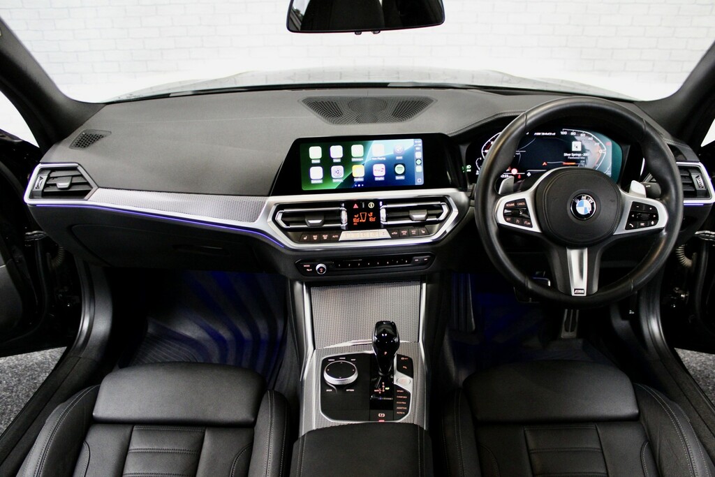 BMW 3 Series Saloon 3.0 M340d Xdrive Saloon Black #2