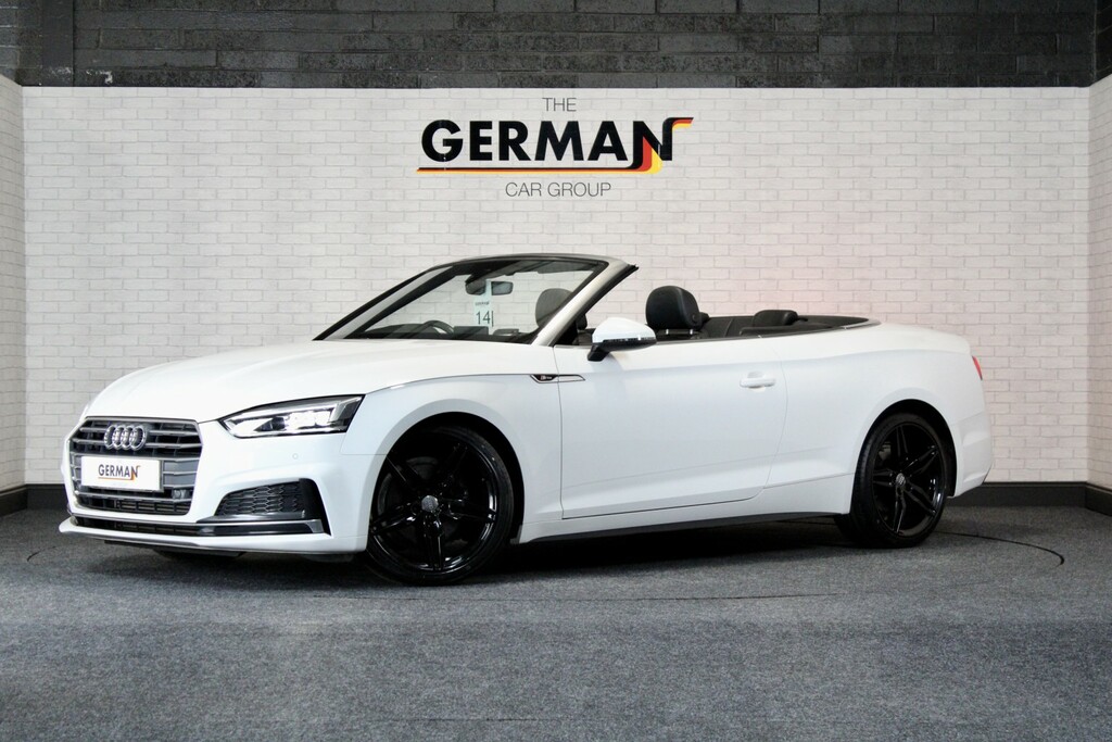 Audi A5 Convertible 2.0 Tfsi 40 S Line White