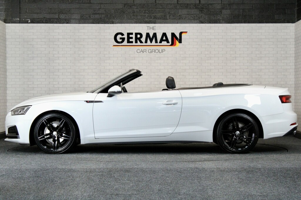 Audi A5 Convertible 2.0 Tfsi 40 S Line DW19YVF White #6