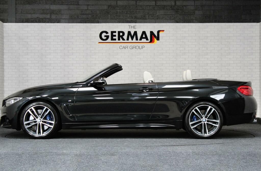 BMW 4 Series Convertible 3.0 440I M Sport Convertible YG18HSN Black #6