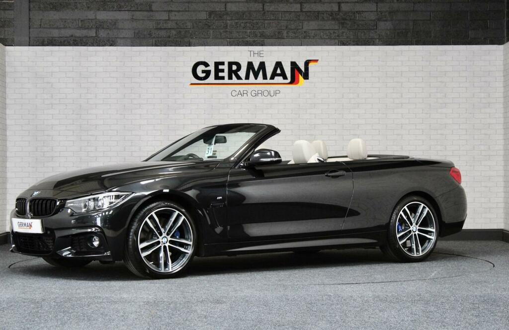 BMW 4 Series Convertible 3.0 440I M Sport Convertible YG18HSN Black #5