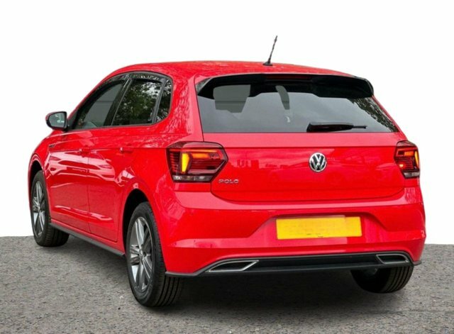 Volkswagen Polo 1.0 R-line Tsi 114 Bhp SB69AOM Red #2