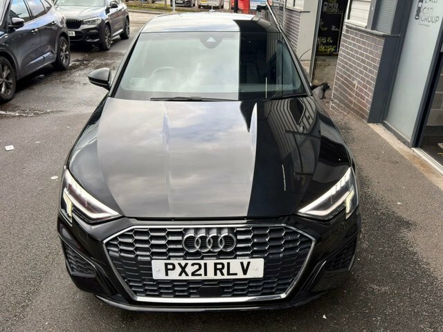 Audi A3 2021 1.5 Tfsi 35 S Line Sportback S Tro PX21RLV Black #4