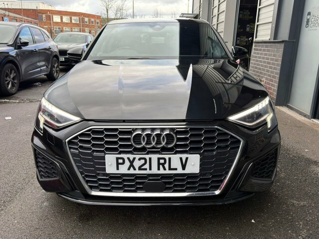 Audi A3 2021 1.5 Tfsi 35 S Line Sportback S Tro PX21RLV Black #3