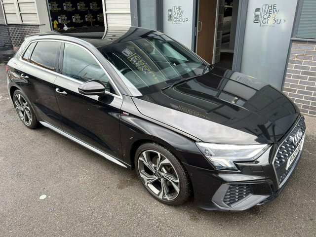 Audi A3 2021 1.5 Tfsi 35 S Line Sportback S Tro PX21RLV Black #2
