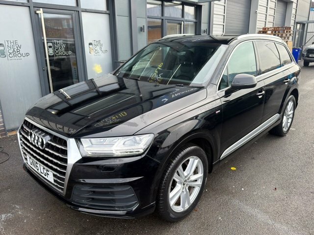 Audi Q7 2016 3.0 Tdi V6 S Line Suv Tiptronic Qu GN16LGF Black #3