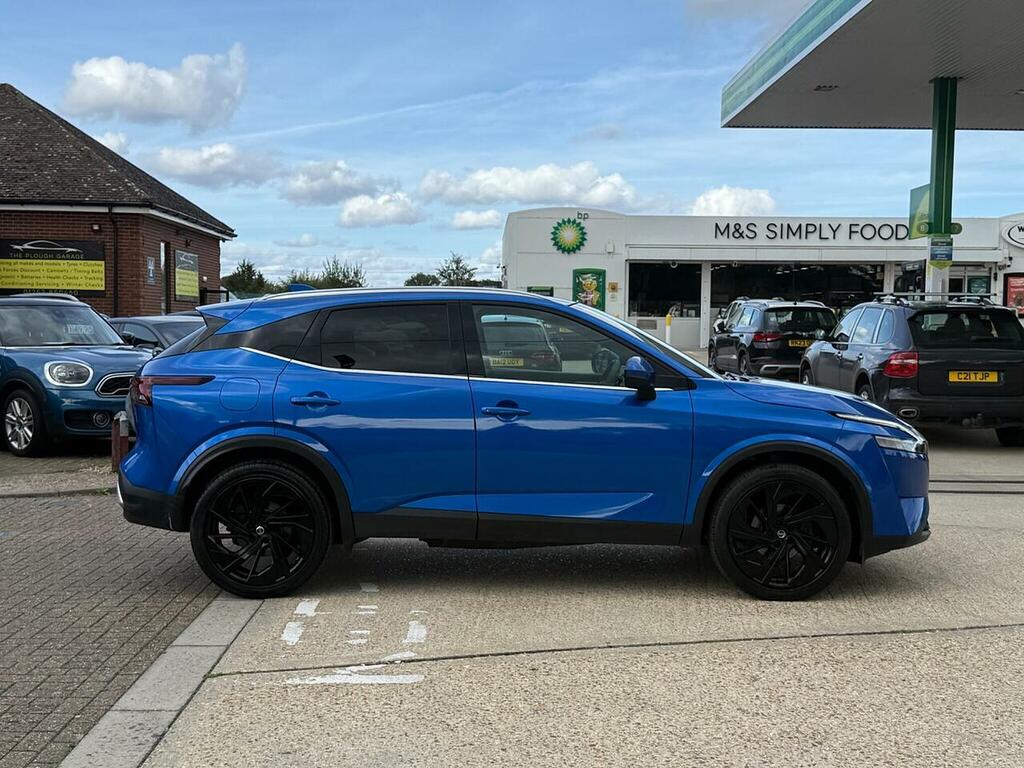Nissan Qashqai 1.3 Dig-t Mhev Tekna Suv Hybrid WD71FJK Blue #3