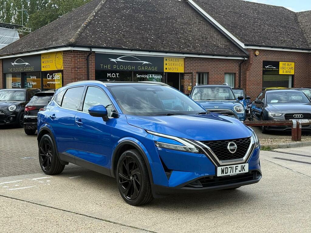 Nissan Qashqai 1.3 Dig-t Mhev Tekna Suv Hybrid WD71FJK Blue #2