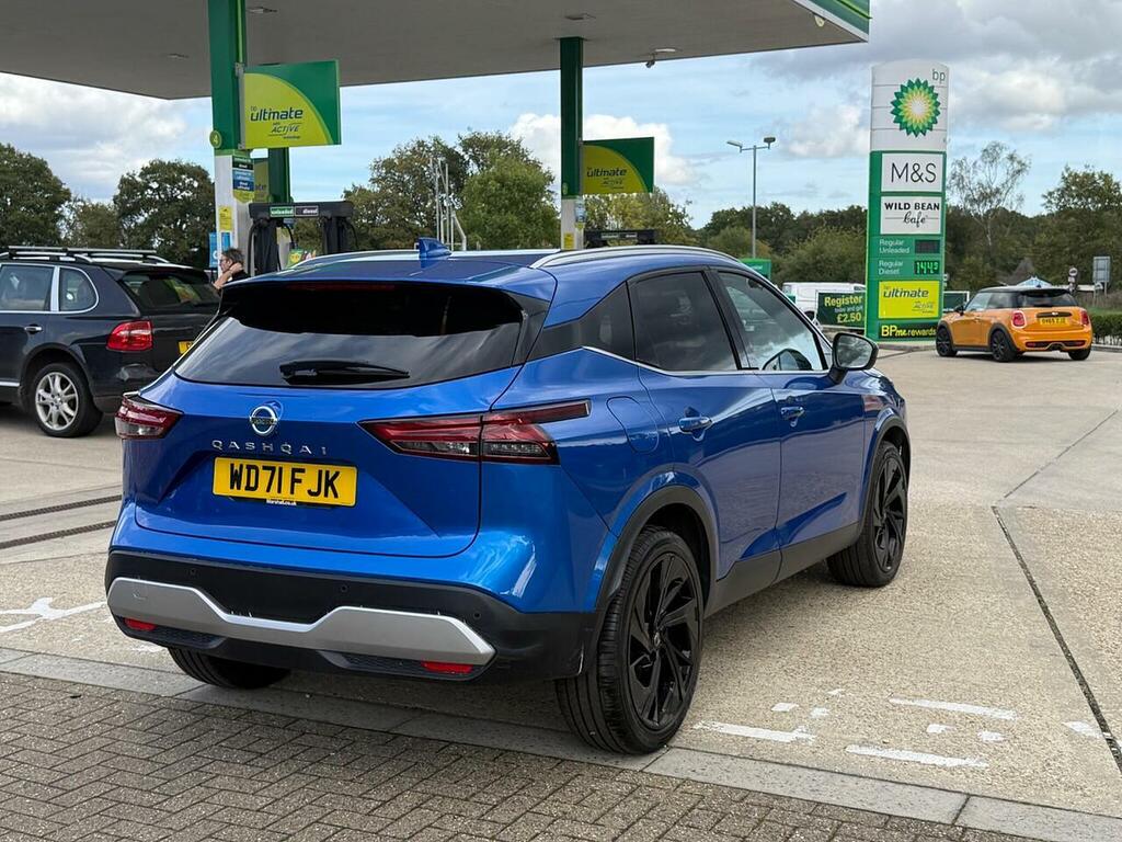 Nissan Qashqai 1.3 Dig-t Mhev Tekna Suv Hybrid WD71FJK Blue #6