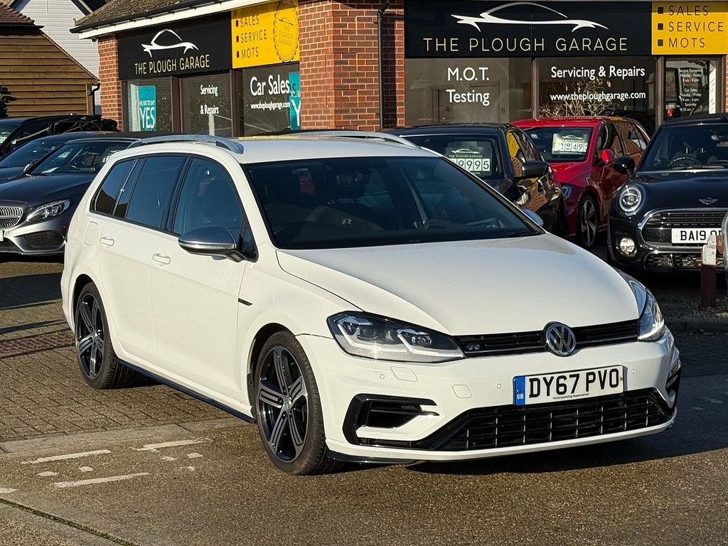 Volkswagen Golf 2.0 Tsi Bluemotion Tech R Estate Dsg 4M DY67PVO White #5