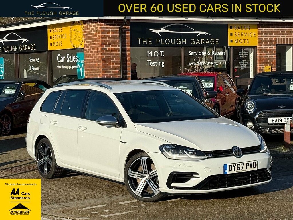 Volkswagen Golf 2.0 Tsi Bluemotion Tech R Estate Dsg 4M DY67PVO White #2