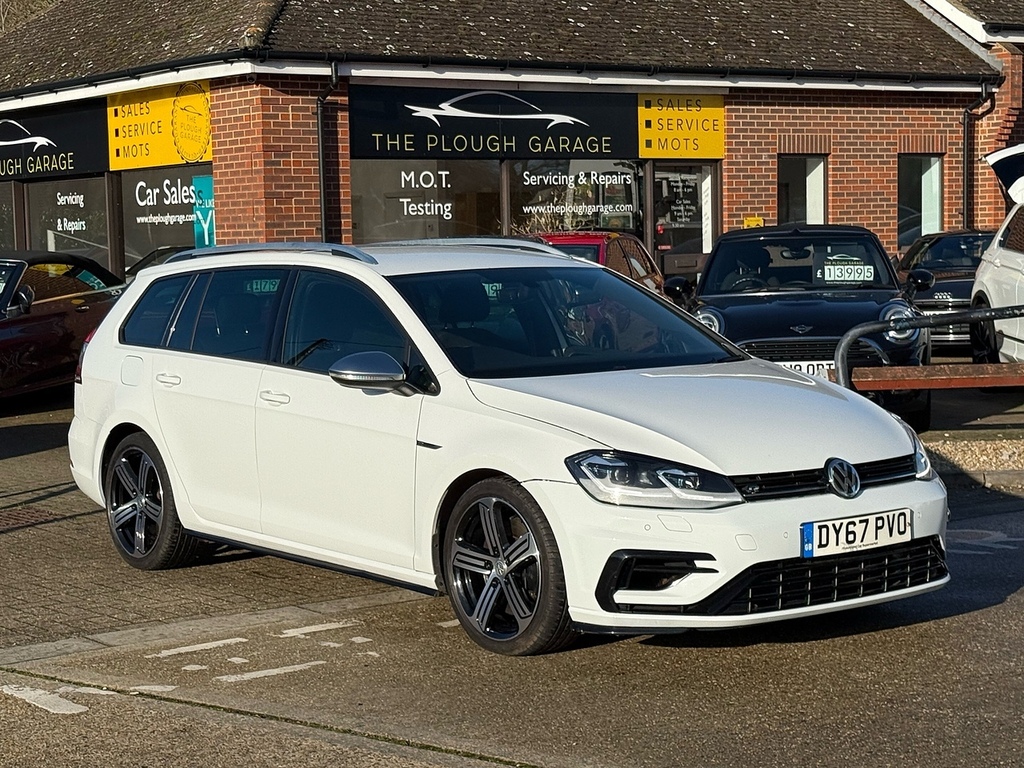 Volkswagen Golf 2.0 Tsi Bluemotion Tech R Estate Dsg 4M DY67PVO White #4