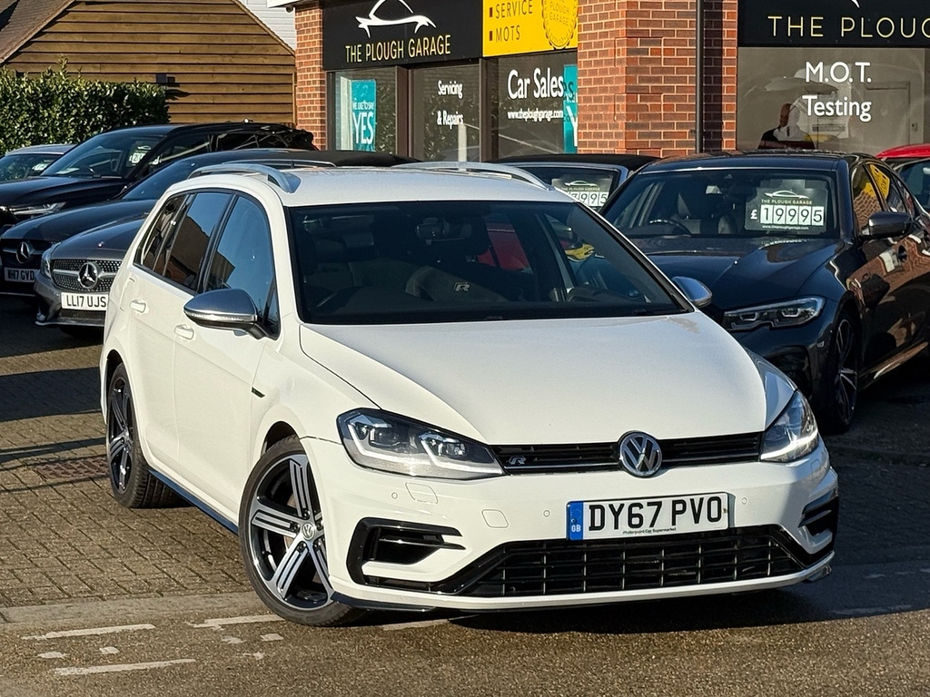 Volkswagen Golf 2.0 Tsi Bluemotion Tech R Estate Dsg 4M DY67PVO White #3