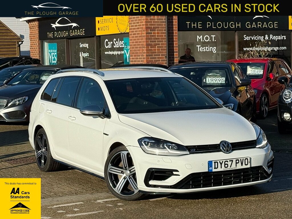 Volkswagen Golf 2.0 Tsi Bluemotion Tech R Estate Dsg 4M White