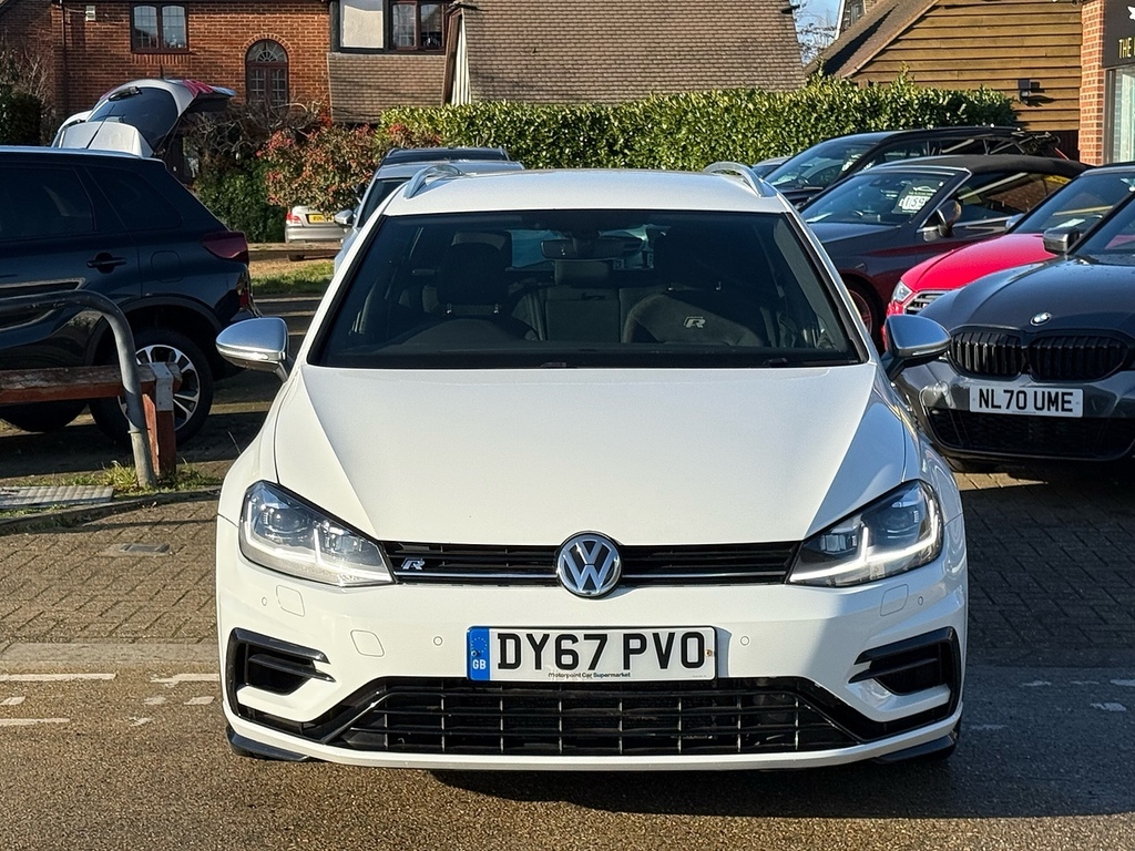 Volkswagen Golf 2.0 Tsi Bluemotion Tech R Estate Dsg 4M DY67PVO White #6