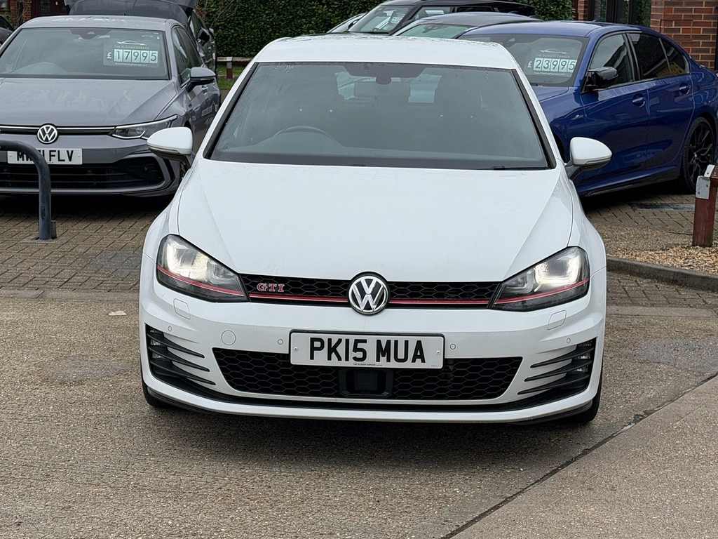 Volkswagen Golf 2.0 Tsi Bluemotion Tech Gti Performance Hatchback PK15MUA White #2