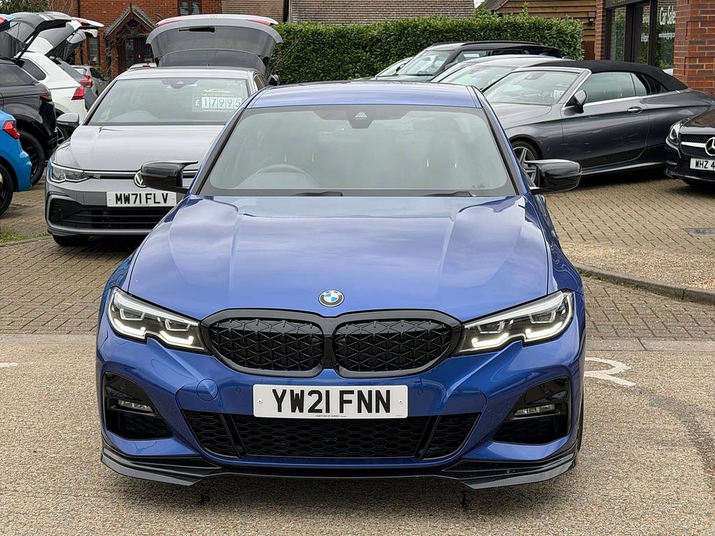 BMW 3 Series 2.0 320D Mht M Sport Saloon Hybrid YW21FNN Blue #3